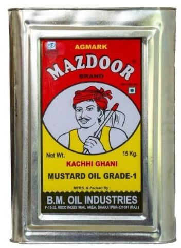 MAZDOOR MUSTARD 15KG TIN