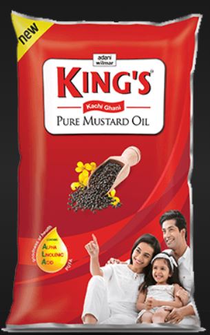 KINGS 1LITRE MUSTARD POUCH