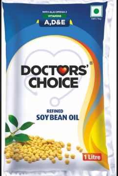 DOCTOR CHOICE SOYABEAN OIL 1LITRE POUCH