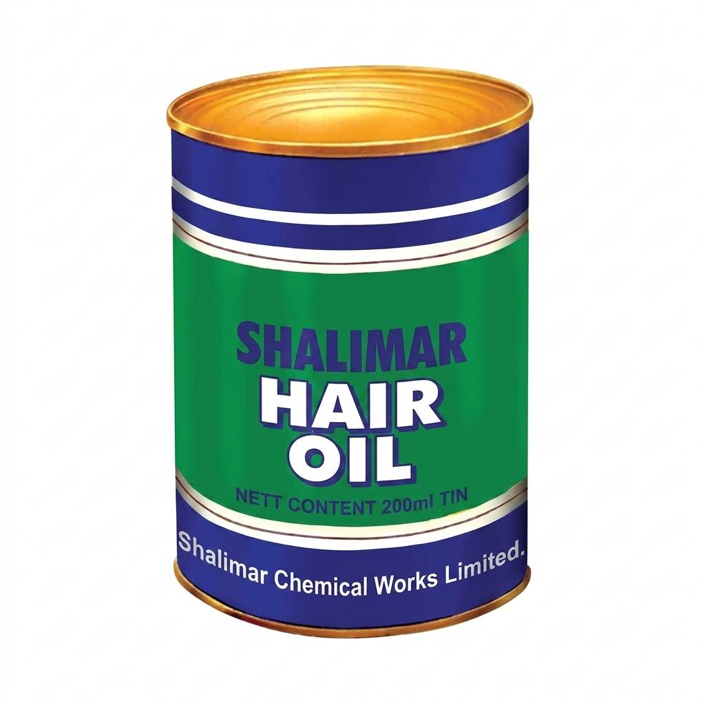 200ML SHALIMAR HAIR OIL TIN PER PCS