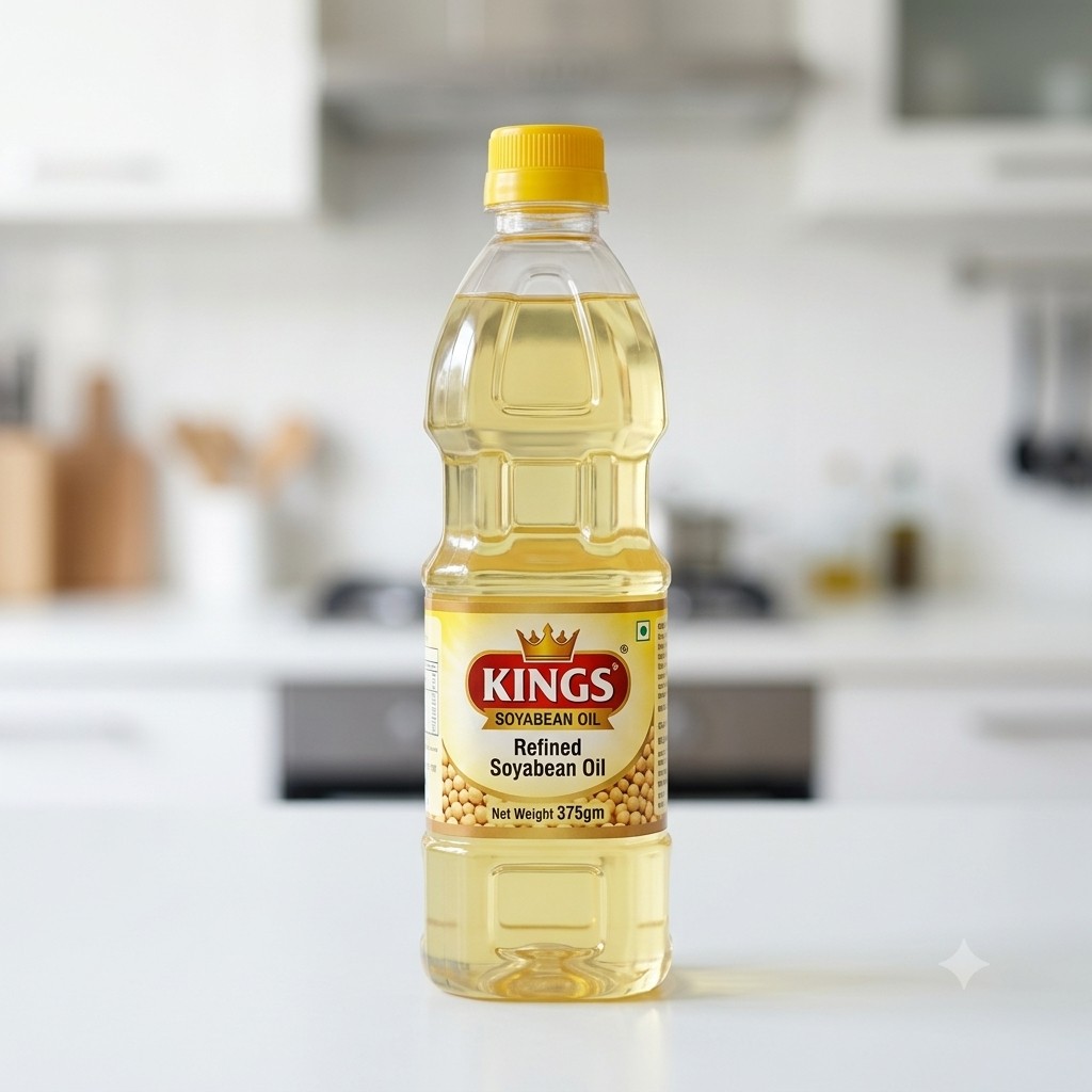 KINGS SOYABEAN OIL 375GM BOTTLE