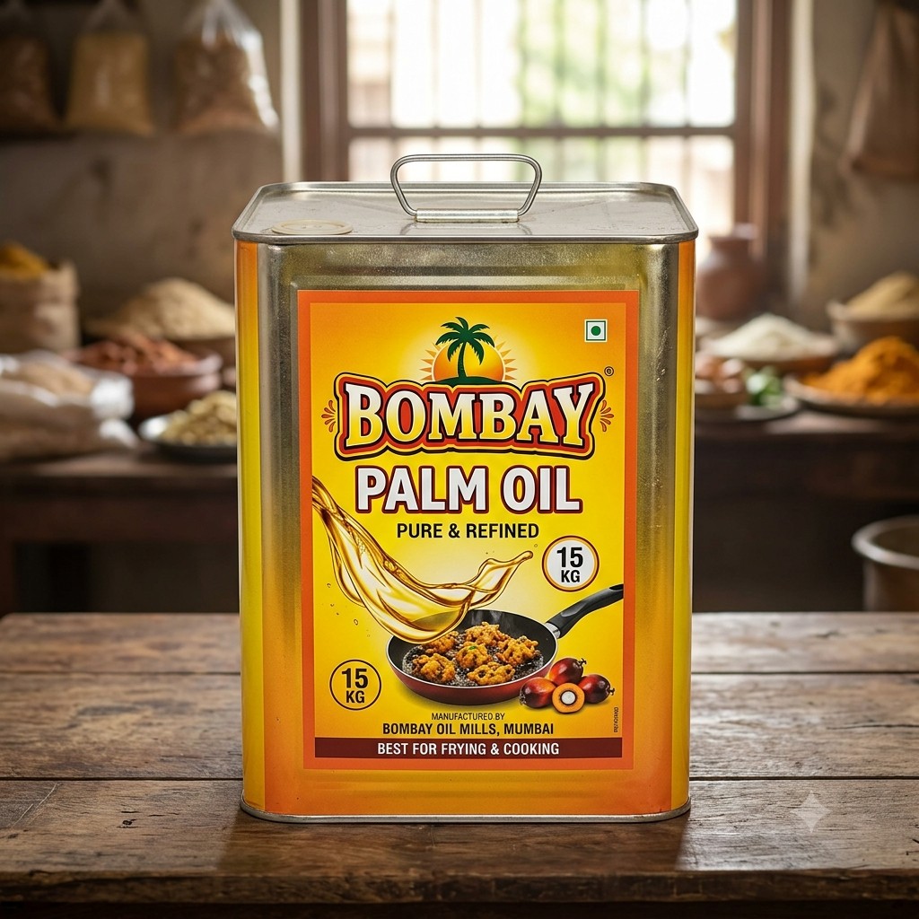 BOMBAY PALM OIL 15KG TIN