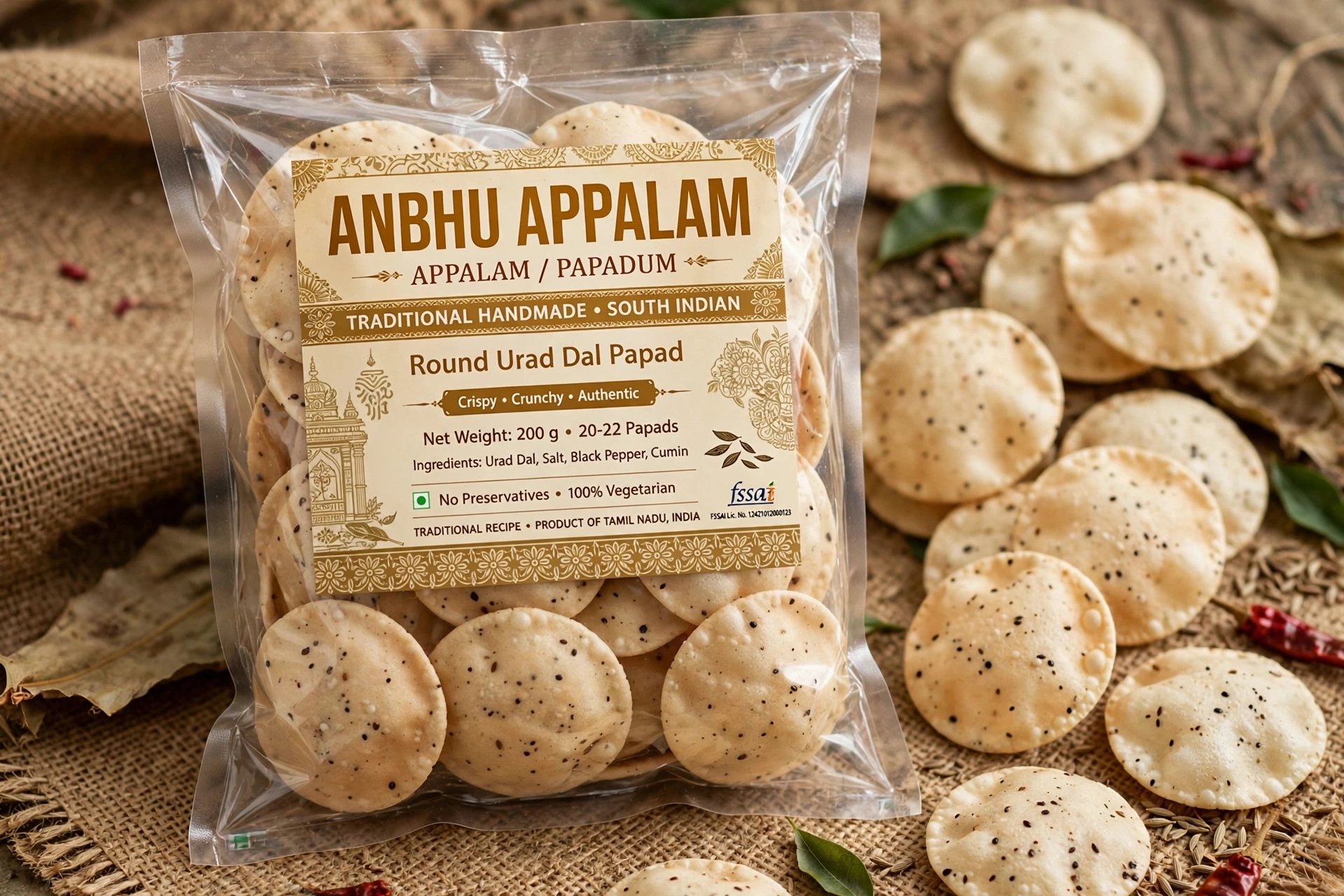 ANBHU APPALAM 1kg