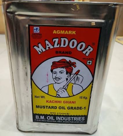 MAZDOOR MUSTARD 15KG TIN